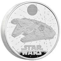 Grobritannien - 5 GBP Star Wars(TM) Millennium Falcon  2024 - 2 Oz Silber PP 
