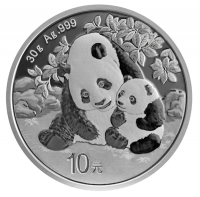 China 10 Yuan Panda 2024 30g Silber