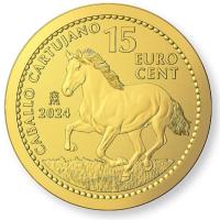 Spanien 0,15 EURO Kartuserpferd 2024 1/10 Oz Gold