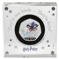 Grobritannien - 50 Pence Harry Potter(TM) Geflgelte Schlssel 2024 - 8g Silber PP Color