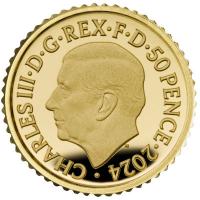 Grobritannien - 0,50 GBP Harry Potter(TM) Geflgelte Schlssel 2024 - 1/40 Oz Gold PP 