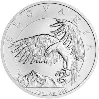 Niue 2 NZD Slovakia Eagle 2024 1 Oz Silber