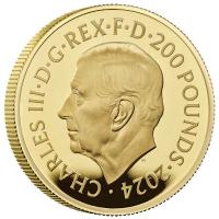 Grobritannien - 200 GBP James Bond: Six Decades of 007 (4.) Die 90er Jahre 2024 - 2 Oz Gold PP