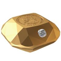 Kanada - 500 CAD De Beers Ideal Cushion Diamond 2024 - Gold Proof