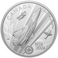 Kanada - 20 CAD 100 Jahre Royal Canadian Air Force 2024 - 1 Oz Silber Proof 