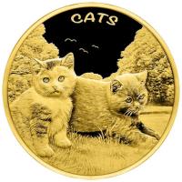 Fiji - 0,50 FJD Cats 2024 - 1/10 Oz Gold