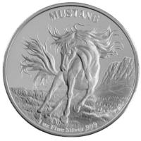 Tokelau - 5 NZD Mustang 2024 - 1 Oz Silber