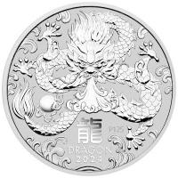 Australien - 1 AUD Lunar III Drache 2024 - 1 Oz Silber 
