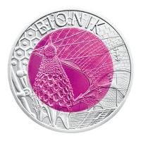 Österreich 25 Euro Niob Serie Bionik 2012 Silber-Niob Münze Rückseite