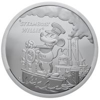 Fiji 50 Cents Steamboat Willie / Capitain Mickey 2024 1 Oz Silber