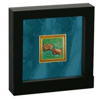 Niue - 1 NZD Vincent Van Gogh Zwei Krebse (Two Crabs) 2023 - 1 Oz Silber PP Color