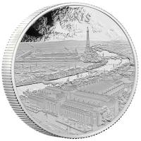 Grobritannien 5 GBP City Views (3.) Paris 2024 2 Oz Silber PP