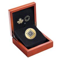 Kanada - 200 CAD Kostbare Kronjuwelen: Saphir Jubiläums Schneeflockenbrosche (1.) - Gold PP Ultra High Relief