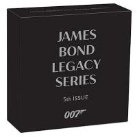 Tuvalu - 1 TVD James Bond Legacy Serie: 5. Ausgabe - 1 Oz Silber PP Color