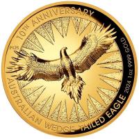 Australien - 100 AUD Wedge Tailed Eagle 2024 - 1 Oz Gold PP High Relief