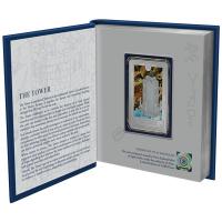 Niue - 2 NZD Tarotkarten (17.) Der Turm (The Tower) 2024 - 1 Oz Silber