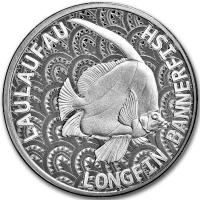 Tokelau - 5 NZD Territory (10.) Langflossen Wimpelfisch (Longfin Bannerfish) 2024 - 1 Oz Silber
