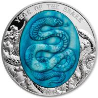 Solomon Islands - 25 Dollar Jahr der Schlange (Year of the Snake) 2025 - 5 Oz Silber PP 