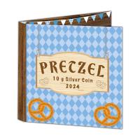 Samoa - 1 Dollar  Die leckere Silber Pretzel Münze (The Delicious Silver Pretzel Coin) 2024 - Silber Prooflike Color