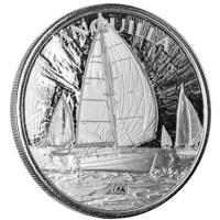 Anguilla - 2 Dollar EC8_6 Segelregatta 2023 - 1 Oz Silber