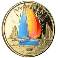 Anguilla - 10 Dollar EC8_6 Segelregatta 2023 - 1 Oz Gold Color