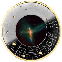 Kamerun - 500 Francs Sonnensystem: Galaxy Tinker Bell Triplet 2024 - Silber PP