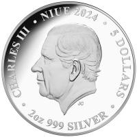 Niue - 5 NZD Naturgewalten: Tornado - 2 Oz Silber PP Ultra High Relief Color