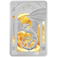 Niue - 2 NZD Harry Potter(TM) Magische Kreaturen: Ungarischer Hornschwanz(TM) (Hungarian Horntail(TM)) (5.) 1 Oz Silber PP Color