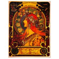 Kamerun 500 Francs Sternzeichen: Wassermann 1/2 Oz Silber Color Rückseite