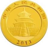 China - 20 Yuan Panda 2013 - 1/20 Oz Gold