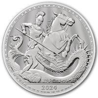 Großbritannien 2 GBP St. George and the Dragon 2024 1 Oz Silber