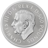 Großbritannien 2 GBP St. George and the Dragon 2024 1 Oz Silber Rückseite