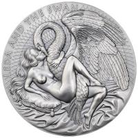 Kamerun - 10.000 Francs Celestial Beauty: Leda and the Swan 2024 - 1 KG Silber Antik Finish