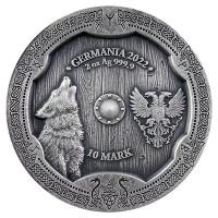 Germania Mint Valkyries Series: Hildegard 2022 2 Oz Silber Rückseite