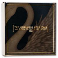 Australien - 100 AUD Schwan 2024 - 1 Oz Gold PP High Relief
