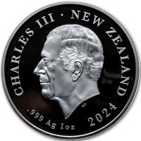 Neuseeland - 2x1 NZD Dark Sky Light Sky 2024 - 2x1 Oz Silber PP Color