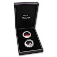 Neuseeland - 2x1 NZD Dark Sky Light Sky 2024 - 2x1 Oz Silber PP Color