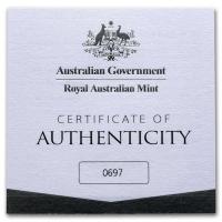 Australien - 5 AUD RAM Delphin Hourglass Dolphin 2024 - 1 Oz Silber PP High Relief