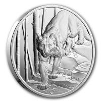 Kanada - 20 CAD Große Jäger: Puma 2024 - 1 Oz Silber PP Ultra High Relief