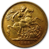 Grobritannien - 1 Pfund Sovereign Edward VII - 7,320g Goldmnze