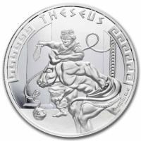 Niue - 2 NZD Heroes of Greek Mythology: Theseus (3.) 2024 - 1 Oz Silber 