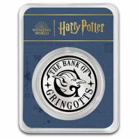 Harry Potter(TM) - Währung: Gringotts Medallion(TM) 1 Oz Silber