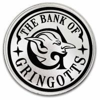 Harry Potter(TM) - Währung: Gringotts Medallion(TM) 1 Oz Silber