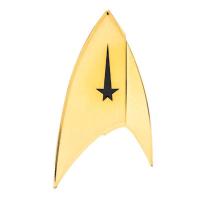 Niue - 2 NZD Star Trek(TM) Starfleet Division (1.) Kommandoabzeichen - 1 Oz Silber Gilded