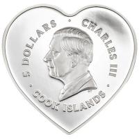 Cook Island - 5 CID Brilliant Love: Unendlichkeit (Infinity) 2025 - Silber Proof Color