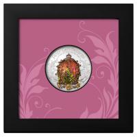 Mongolei - 1000 Togrog Peter Carl Fabergé: Maiglöckchen Ei (Lilies of the Valley Egg) - 2 Oz Silber PP Color