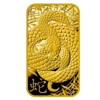 Goldbarren - Lunar Jahr der Schlange 2025 - 1g Gold