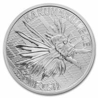 Tokelau - 5 NZD Territory (9.) Feuerfisch (Lionfish) 2022 - 1 Oz Silber
