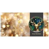 USA - 1 USD Silver Eagle Weihnachten: Rentier - 1 Oz Silber Color