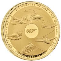 Großbritannien - 100 GBP James Bond: Six Decades of 007 (7.) The Completer Coin 2024 - 1 Oz Gold PP